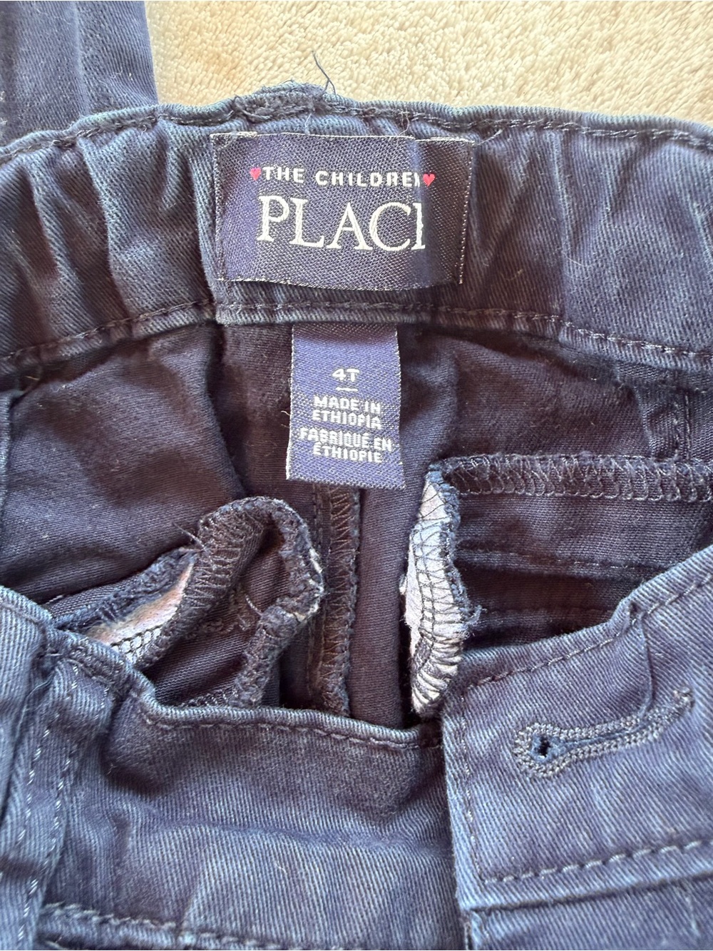 Uniform-Girls Light Blue Polo Top and Navy Pants Set Size 4T - Picture 10 of 11
